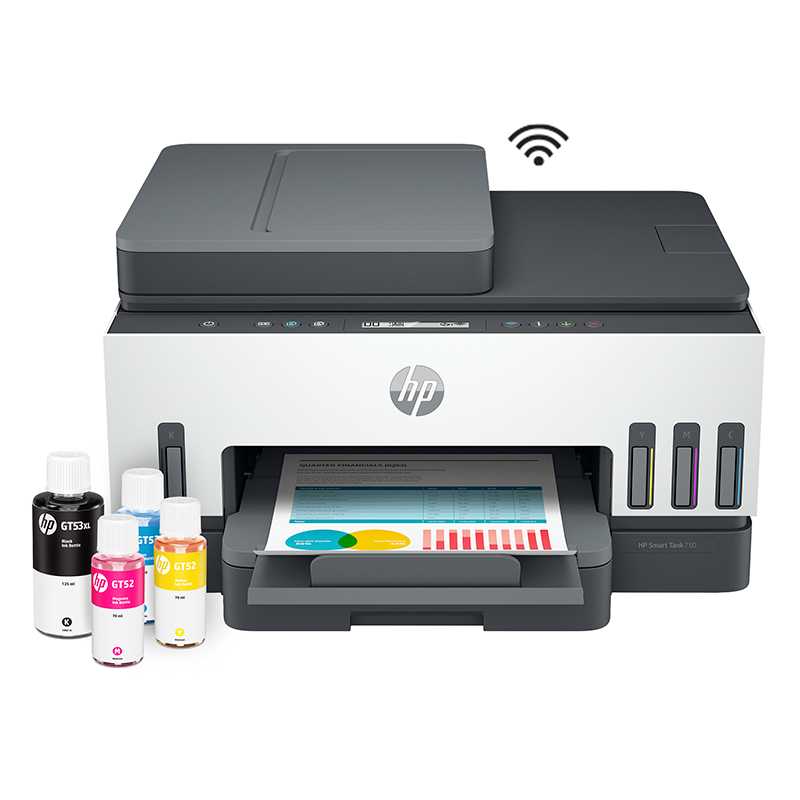 MULTIFUNCIONAL DE TINTA HP SMART TANK 750, IMPRESIÓN ESCANEO COPIA WI-FI BLUETOOTH LE